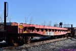 PRN2023020196_499 27-Feb-2023 Arkansas Oklahoma AOK 6486 Flat Car specialty MOW Wheel Loading 57’ 11” BLT/NEW 02-1965